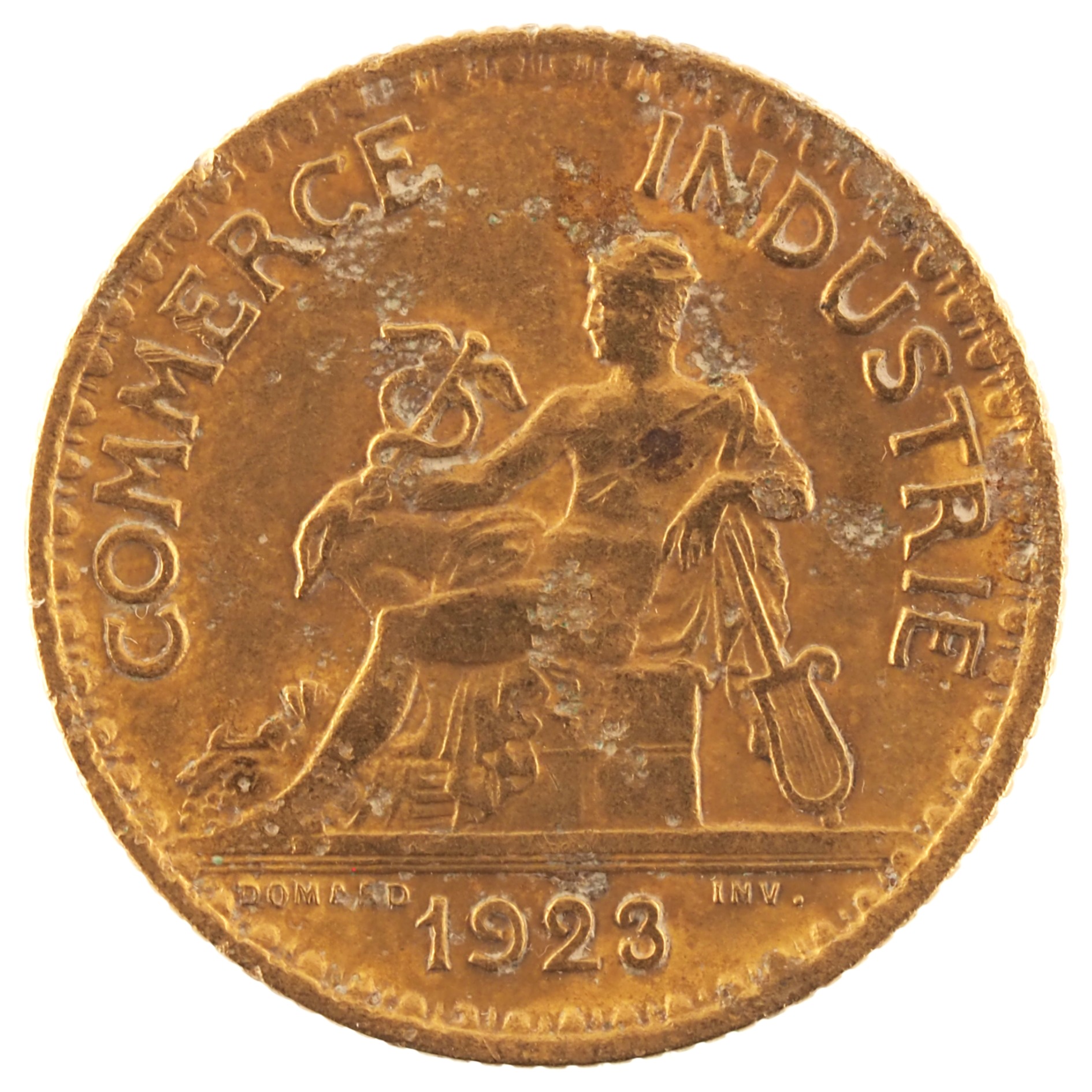 France - Pièce Bon pour 1 Franc 1923 bronze-aluminium - Chambres de Commerce