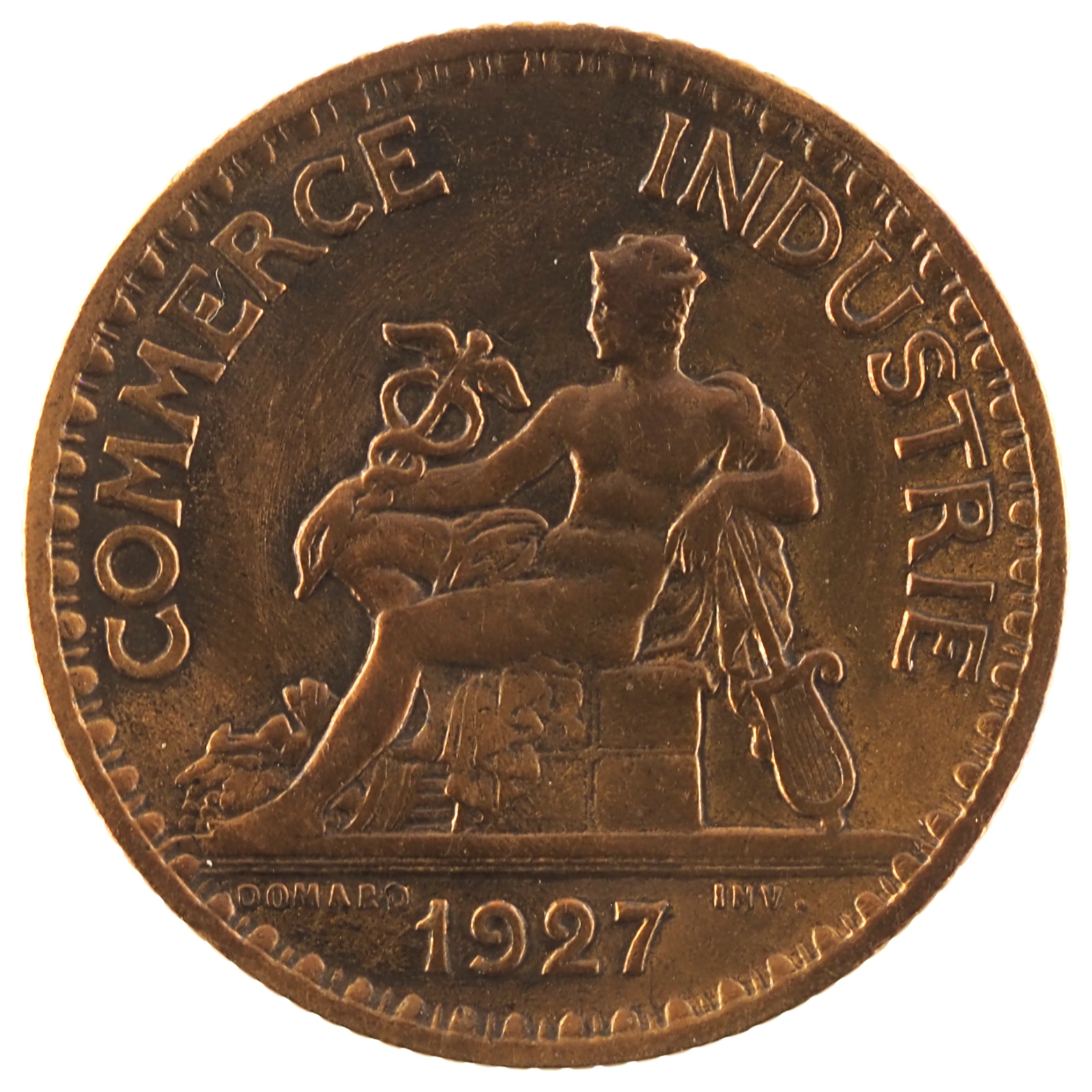 France - Pièce Bon pour 1 Franc 1927 bronze-aluminium - Chambres de Commerce
