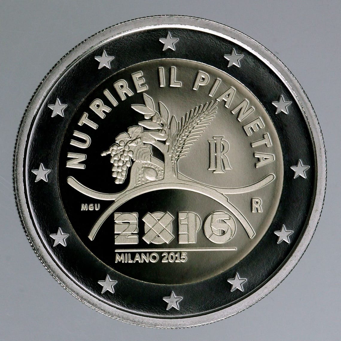Italie - Pièce 2 Euro 2015 R cupro-nickel et nickel-laiton BE - Exposition universelle de Milan