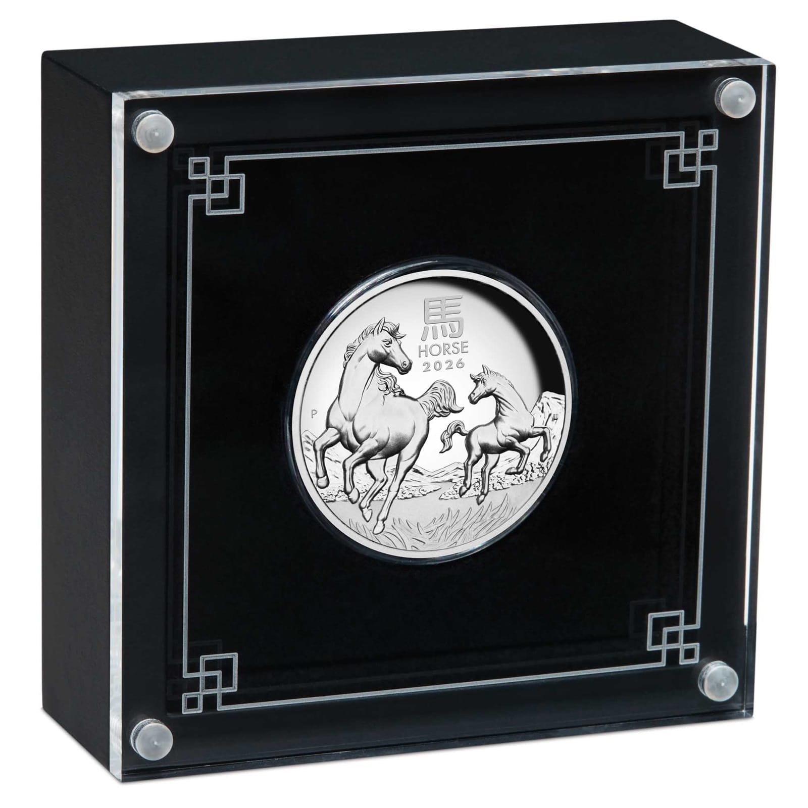 Australie - Pièce 1 Dollar 2026 1 once argent BE - Année lunaire du Cheval – Image 3