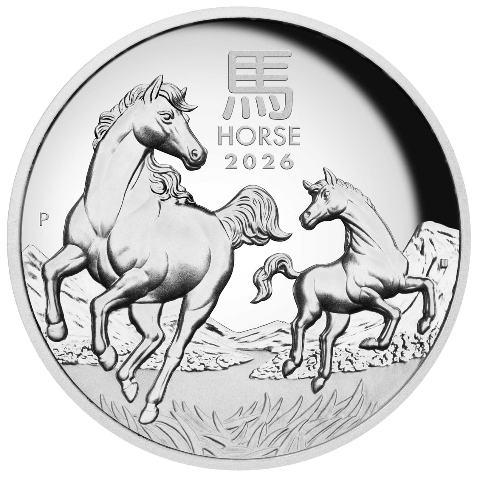 Australie - Pièce 1 Dollar 2026 1 once argent BE - Année lunaire du Cheval