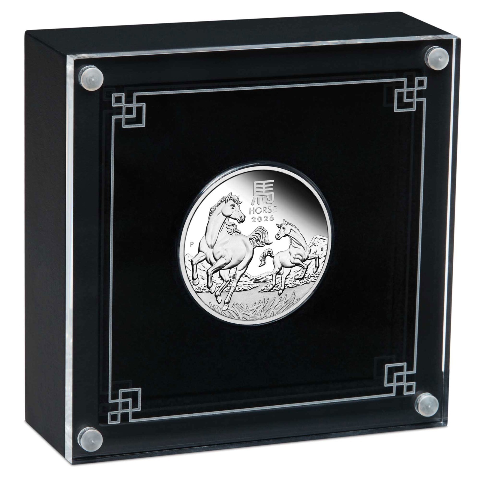 Australie - Pièce 50 Cents 2026 1/2 once argent BE - Année lunaire du Cheval – Image 3