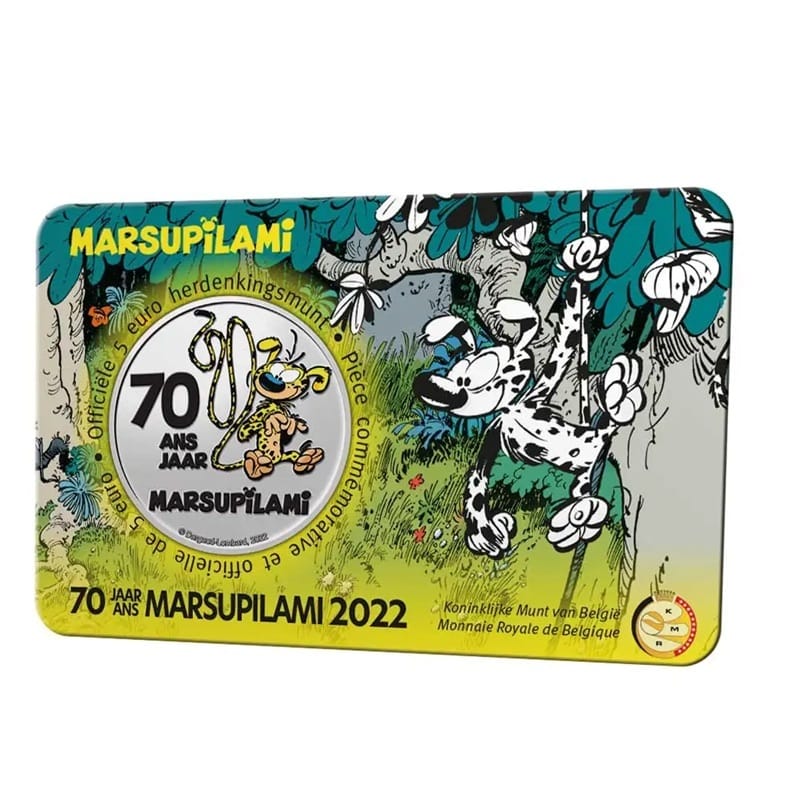 Belgique - Pièce 5 Euro 2022 cupro-nickel BU - Marsupilami – Image 3
