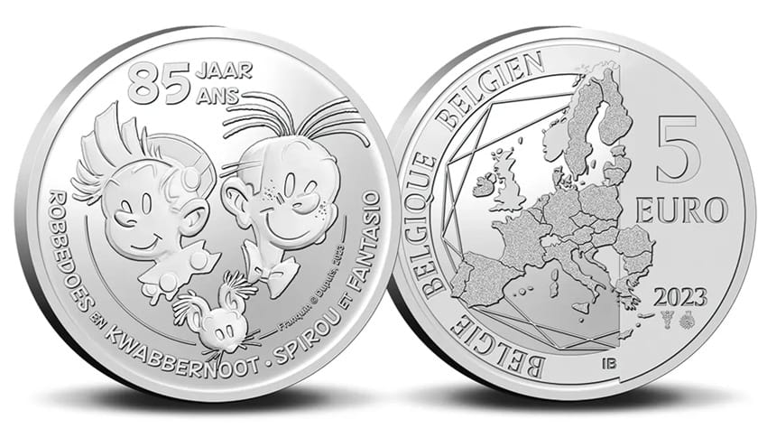 Belgique - Pièce 5 Euro 2023 cupro-nickel BU - Spirou et Fantasio – Image 6