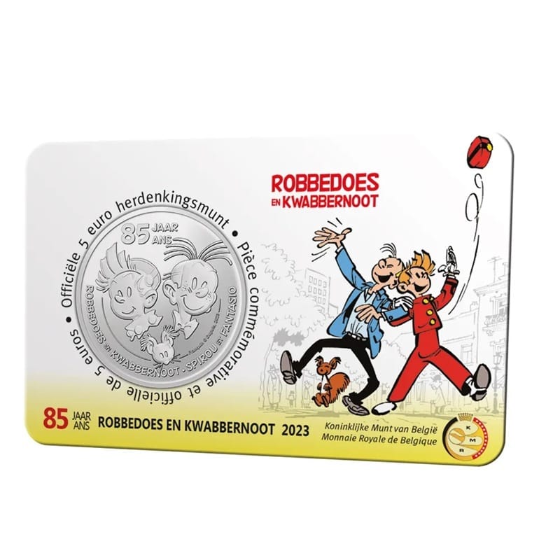 Belgique - Pièce 5 Euro 2023 cupro-nickel BU - Spirou et Fantasio – Image 3