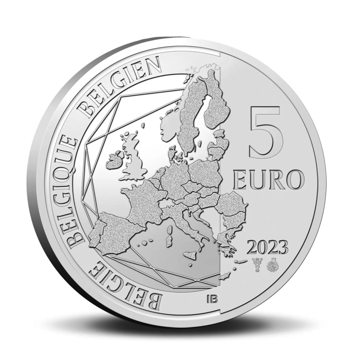 Belgique - Pièce 5 Euro 2023 cupro-nickel BU - Spirou et Fantasio – Image 2