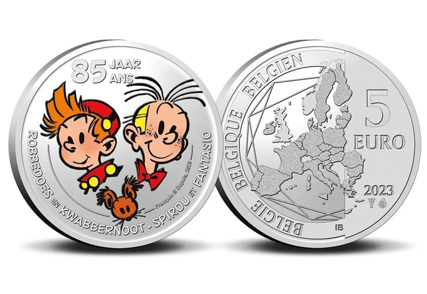 Belgique - Pièce 5 Euro 2023 cupro-nickel BU - Spirou et Fantasio – Image 6