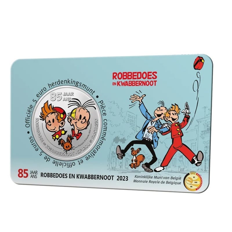 Belgique - Pièce 5 Euro 2023 cupro-nickel BU - Spirou et Fantasio – Image 3