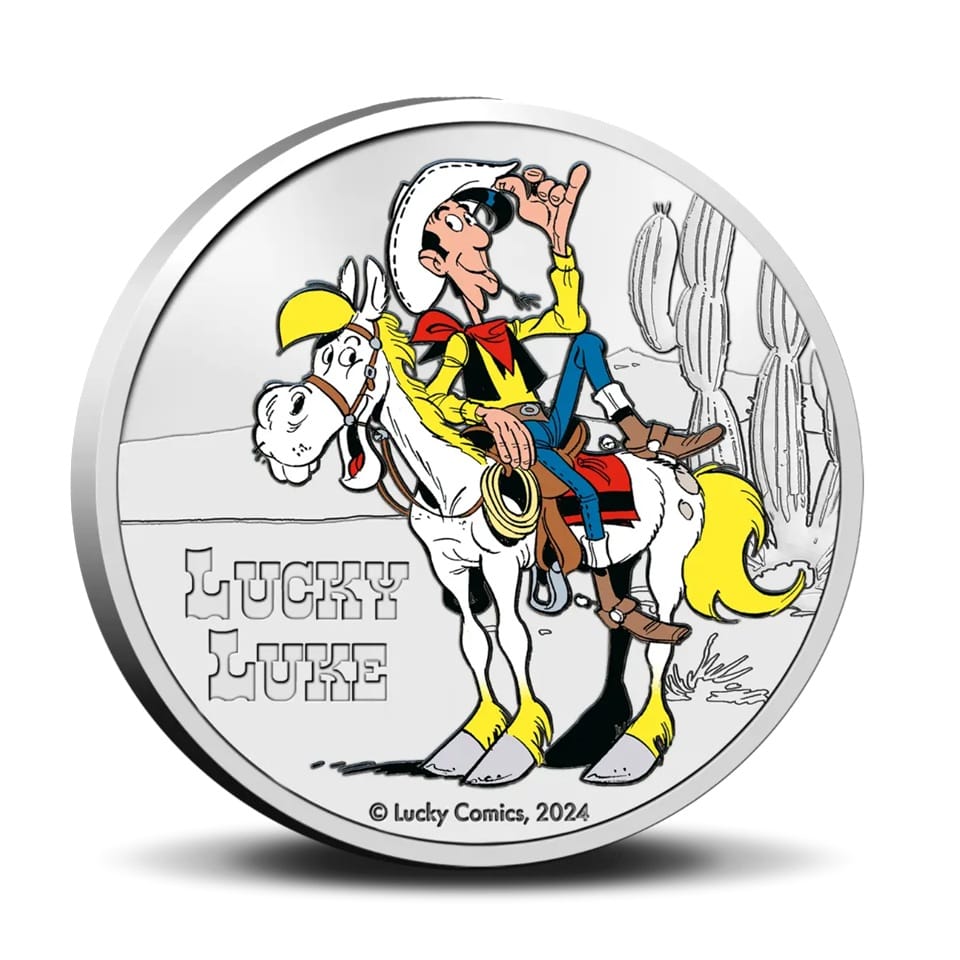 Belgique - Pièce 5 Euro 2024 cupro-nickel BU - Lucky Luke