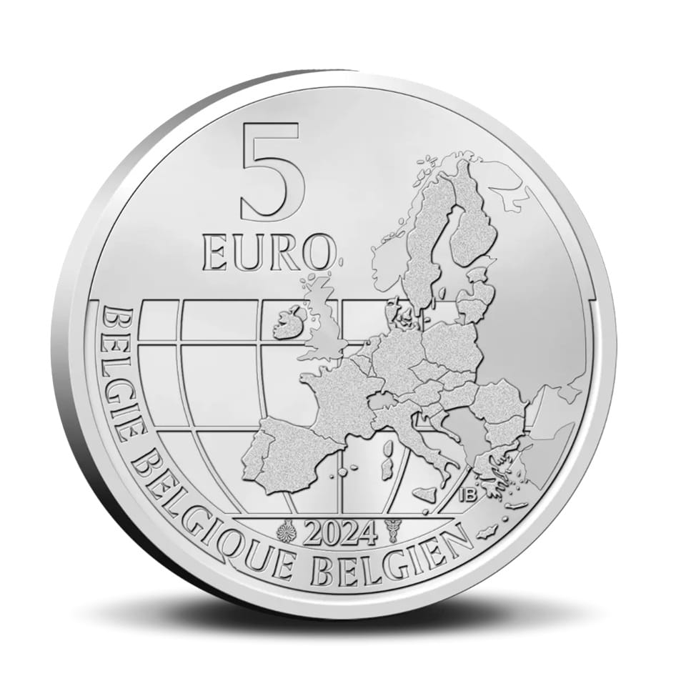 Belgique - Pièce 5 Euro 2024 cupro-nickel BU - Lucky Luke – Image 2