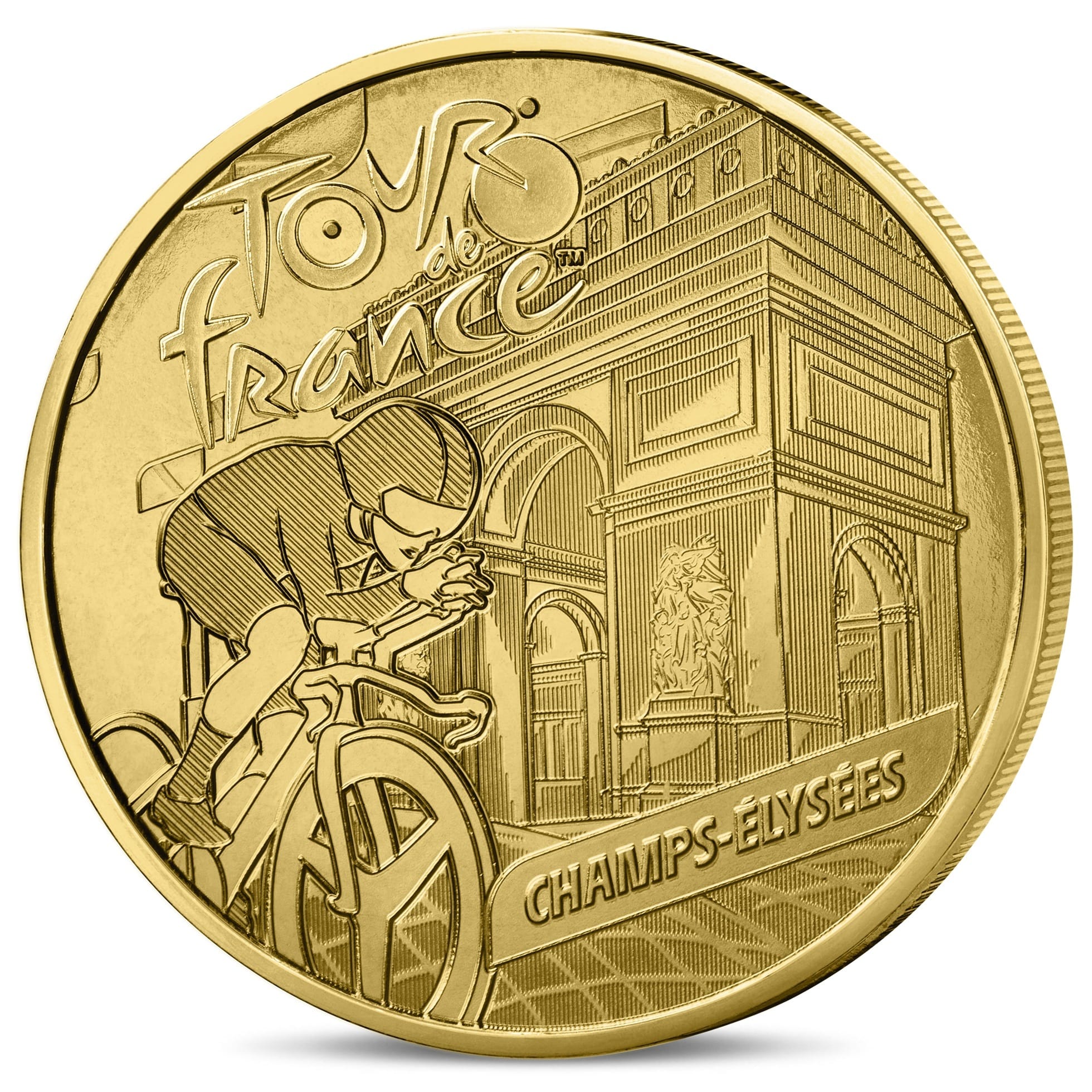 France - Médaille 2025 cuivre-nickel-aluminium - Champs-Elysées