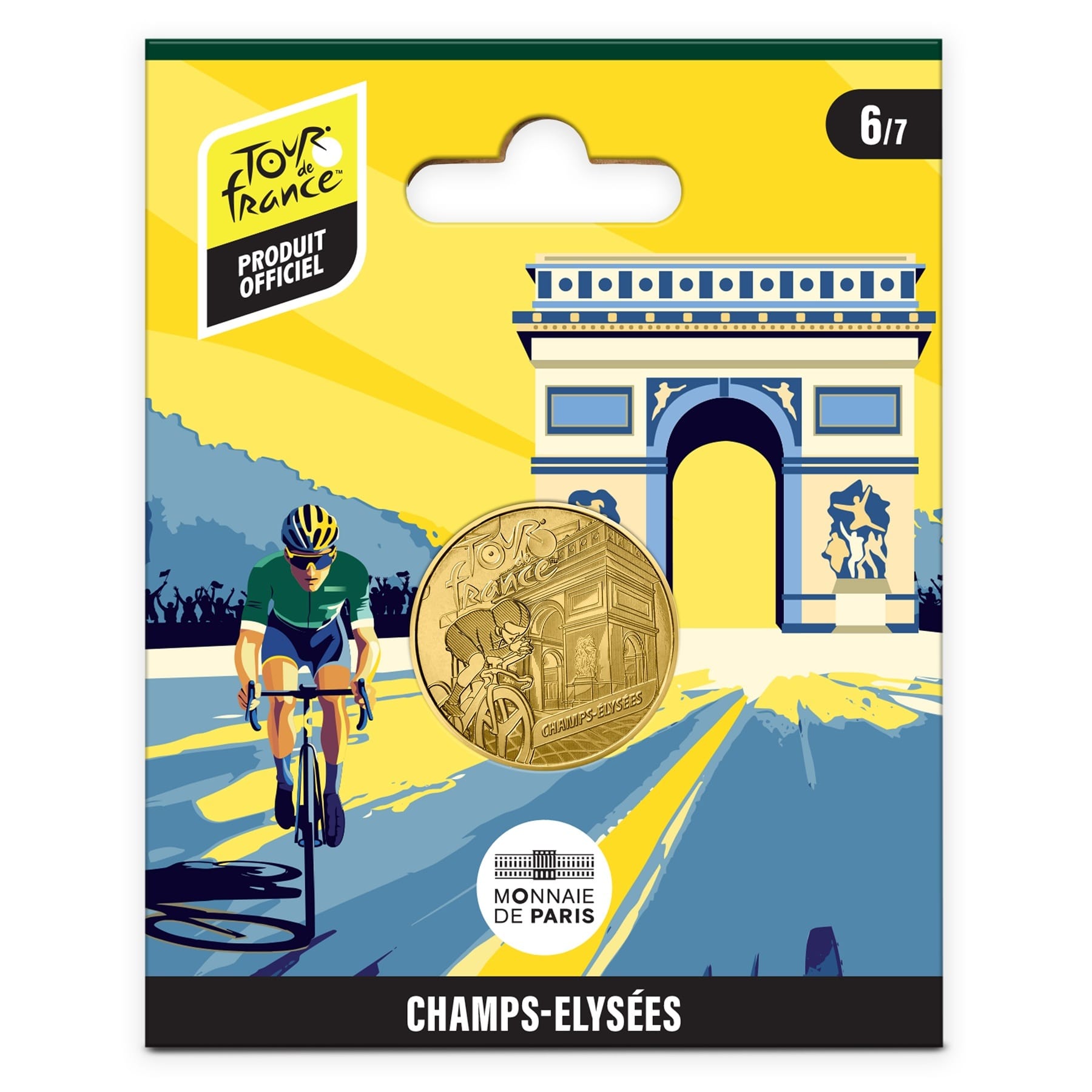 France - Médaille 2025 cuivre-nickel-aluminium - Champs-Elysées – Image 3