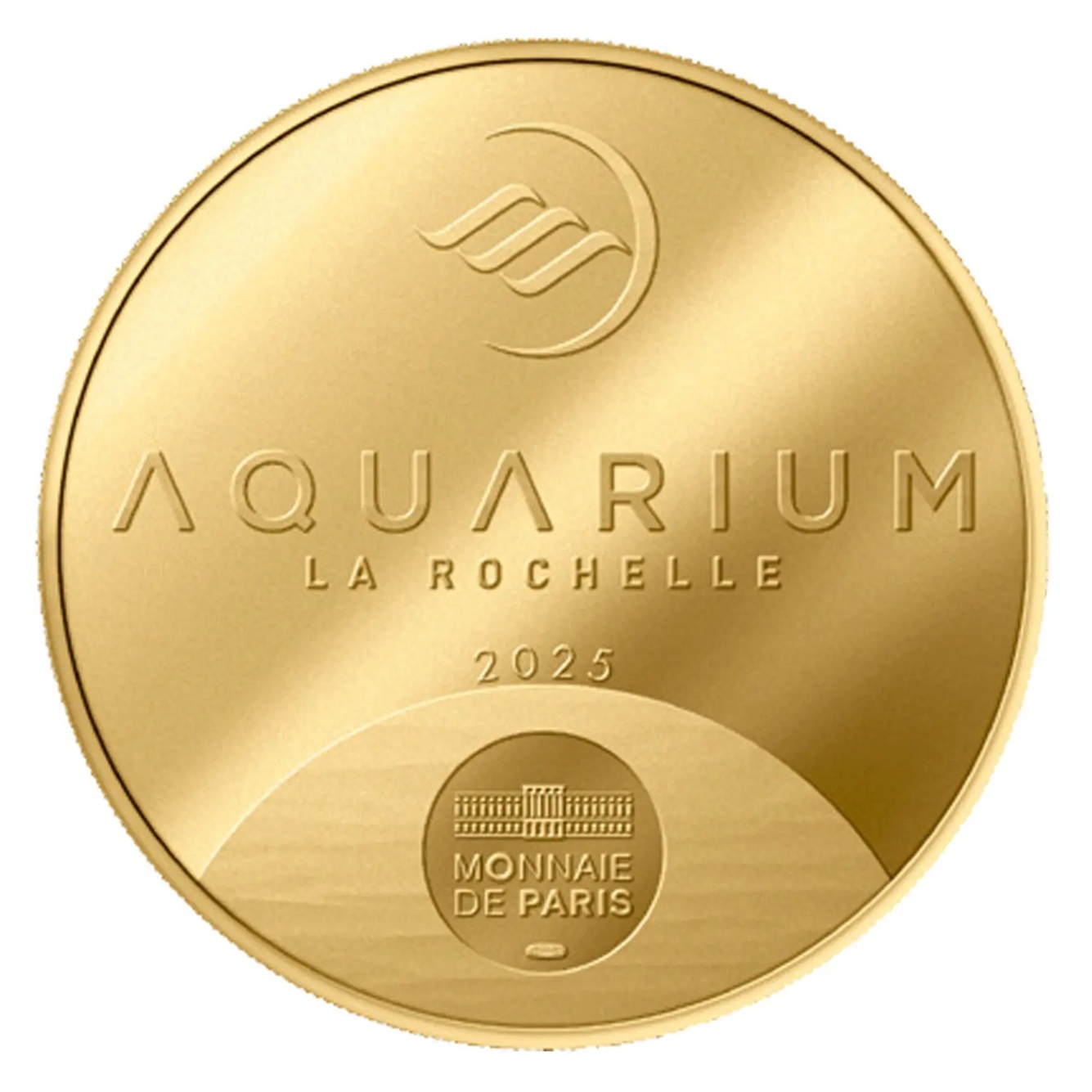 France - Médaille 2025 cuivre-nickel-aluminium - Etoile de mer / Aquarium de La Rochelle – Image 2