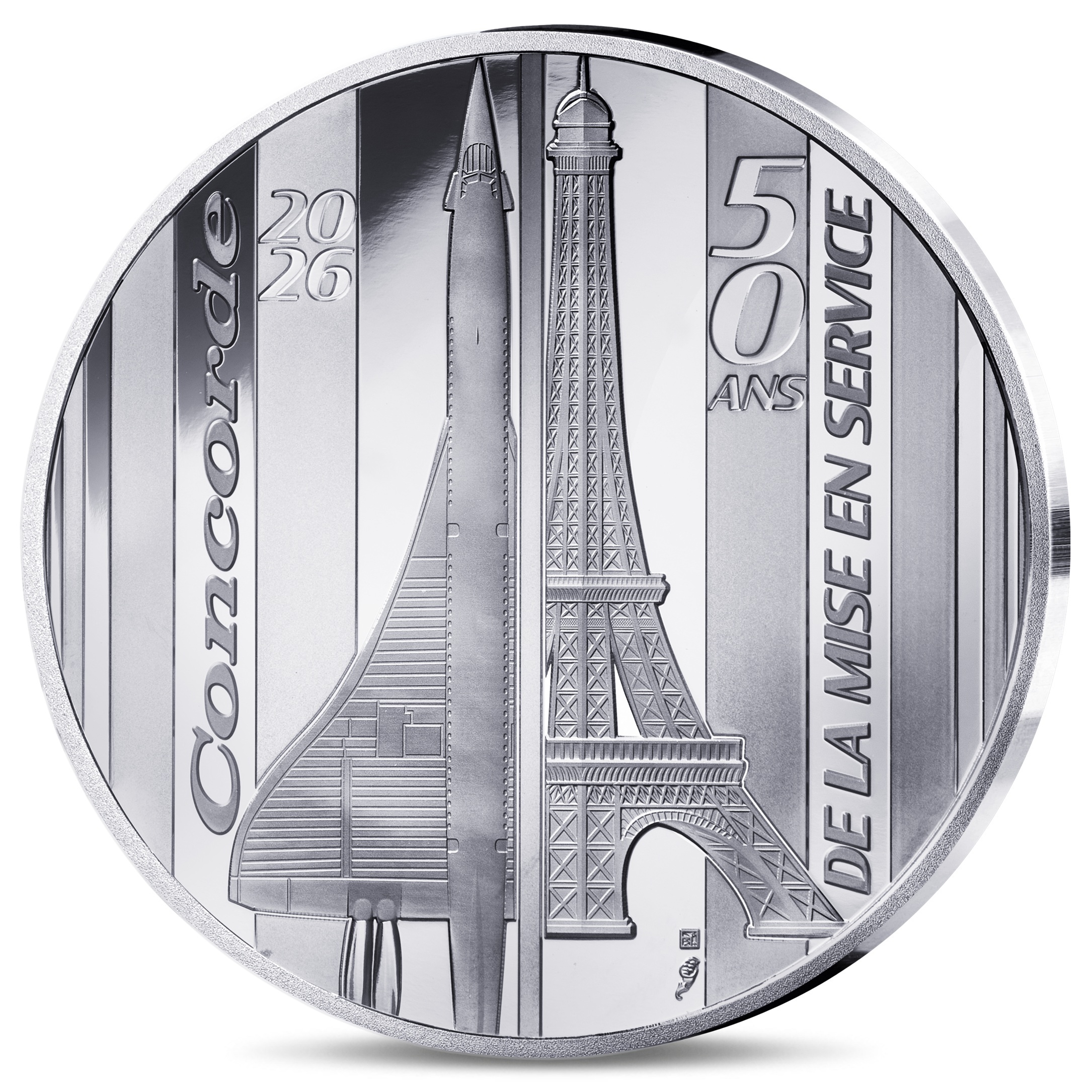 France - Pièce 10 Euro 2026 argent BE - Concorde