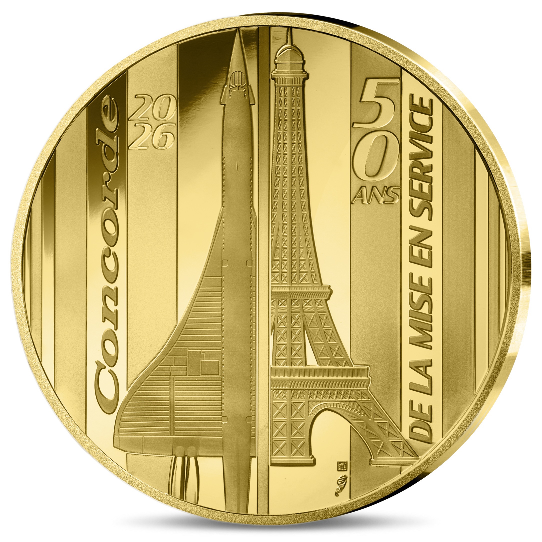 France - Pièce 200 Euro 2026 or BE - Concorde
