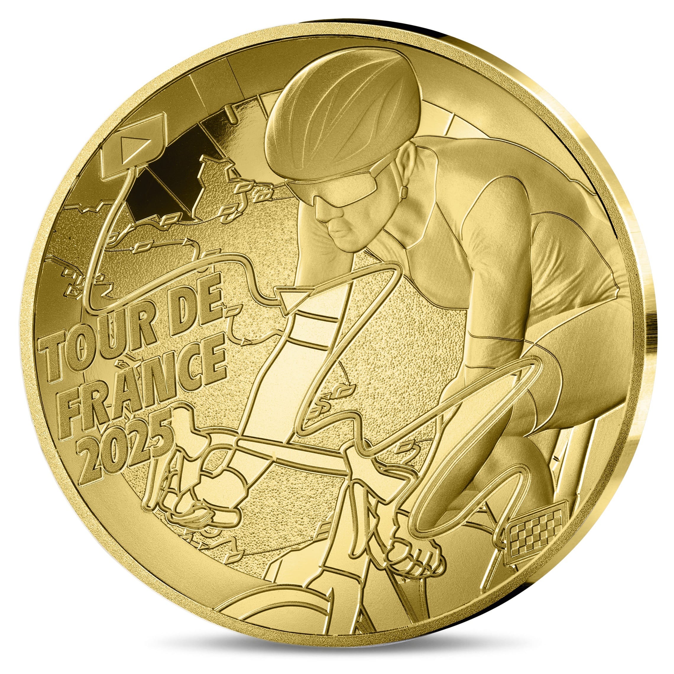 France - Pièce 5 Euro 2025 or BE - Tour de France
