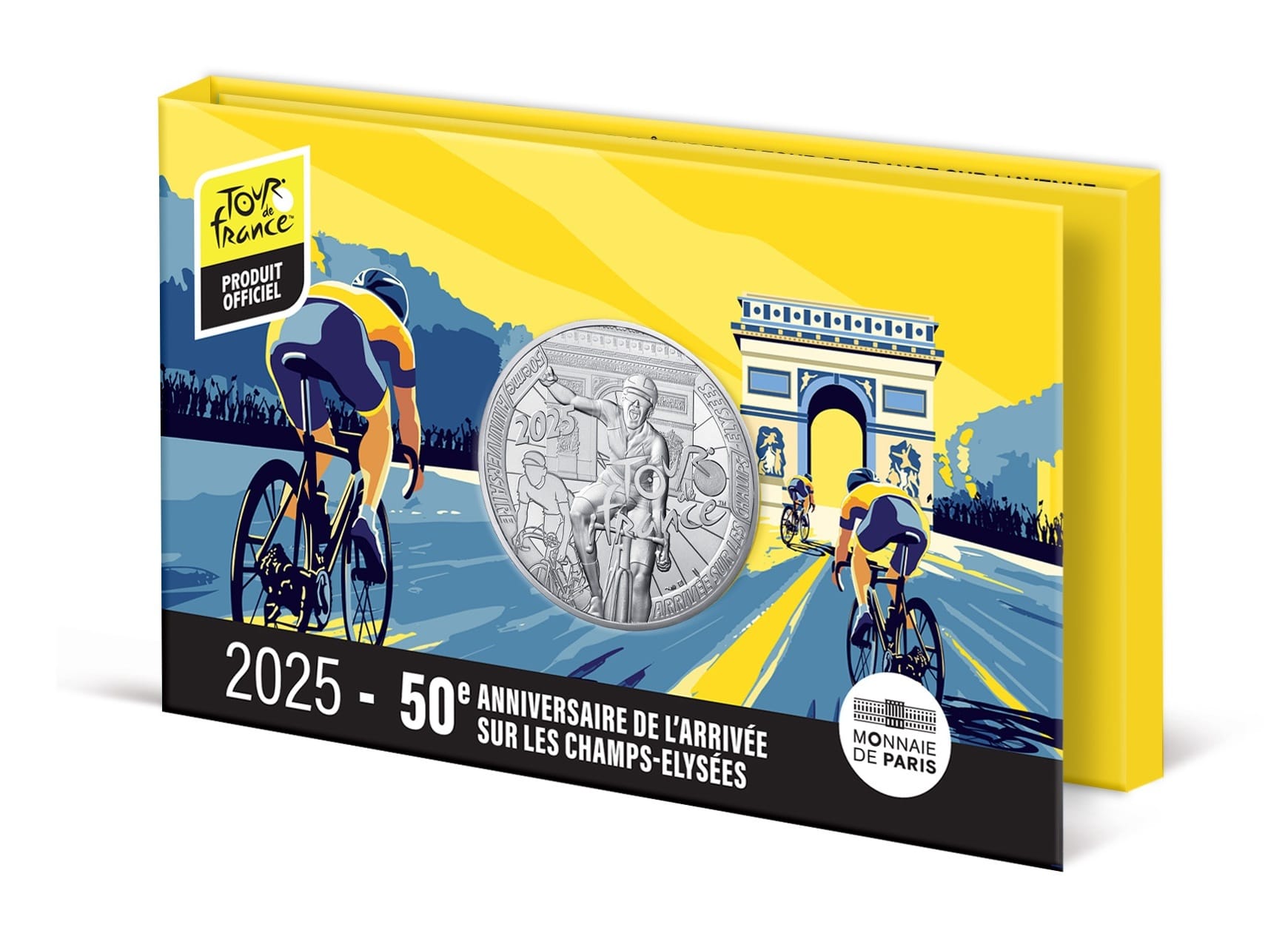 France - Pièce 50 Euro 2025 argent - Tour de France – Image 4