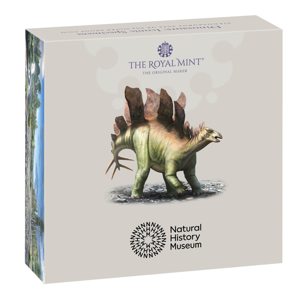 Royaume-Uni - Pièce 50 Pence 2024 argent BE - Stégosaure – Image 4