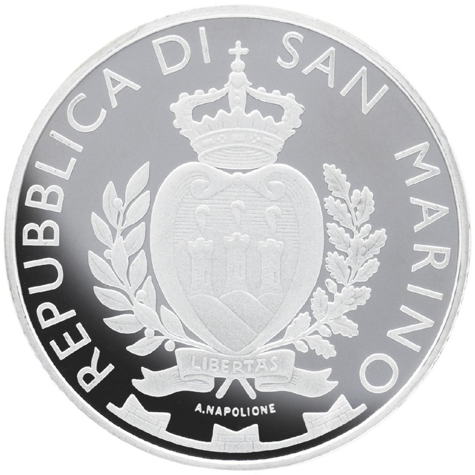 Saint-Marin - Pièce 10 Euro 2025 argent BE - Police civile – Image 2