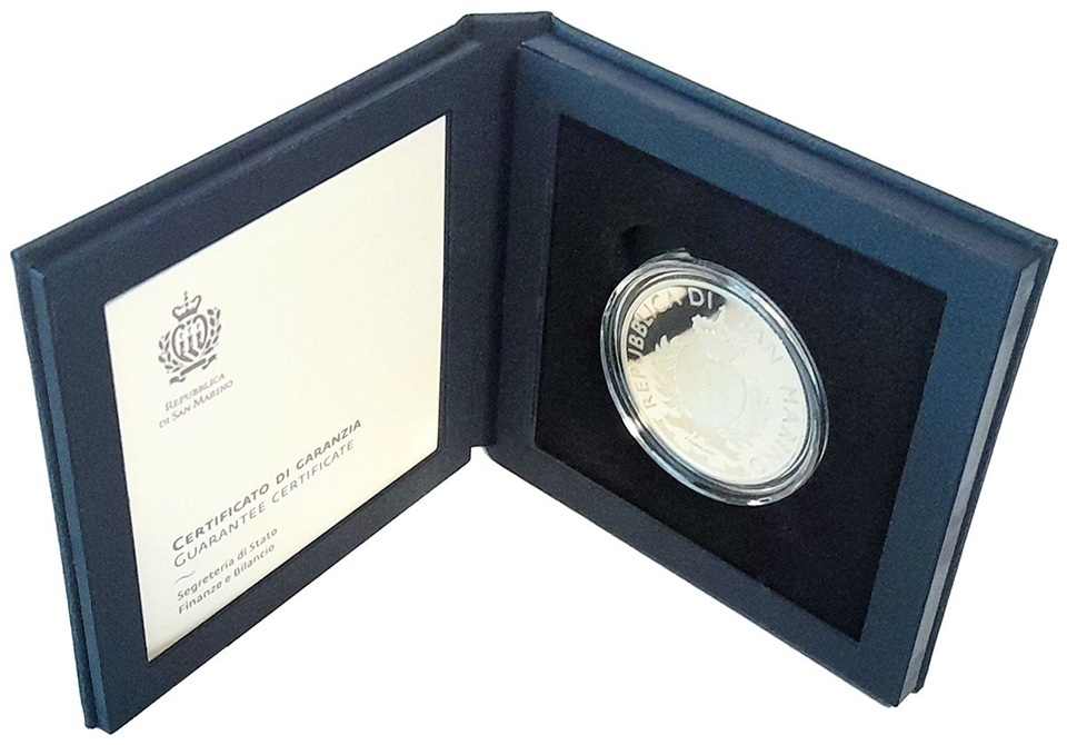 Saint-Marin - Pièce 10 Euro 2025 argent BE - Police civile – Image 4