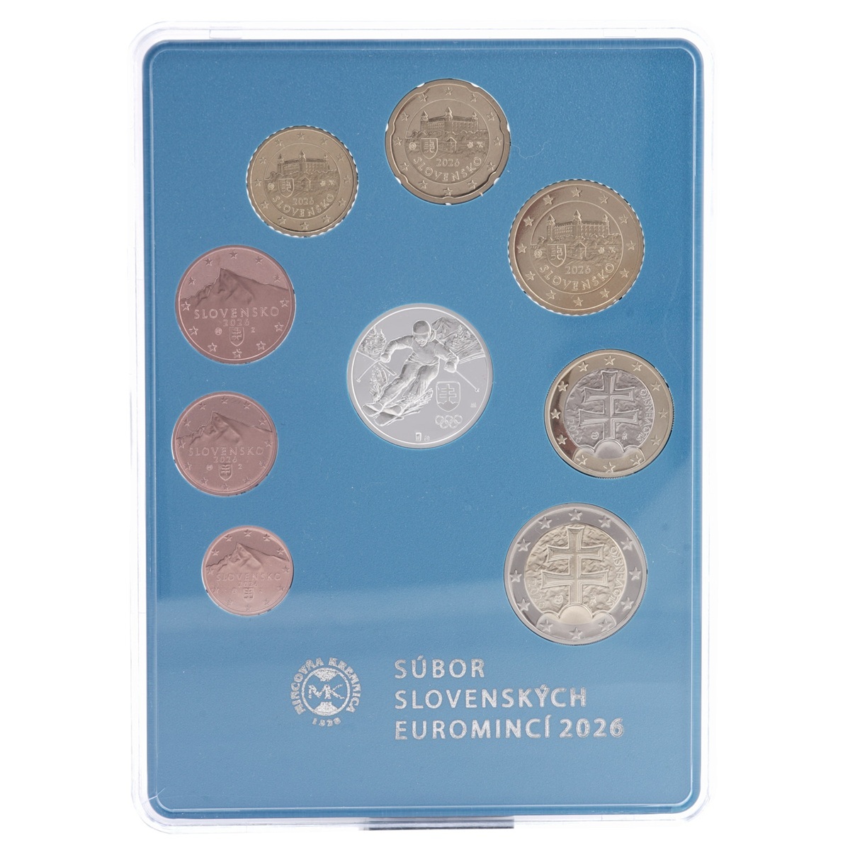 Slovaquie - Coffret Euro 2026 BE - Jeux Olympiques d'hiver de Milan et Cortina d'Ampezzo – Image 3