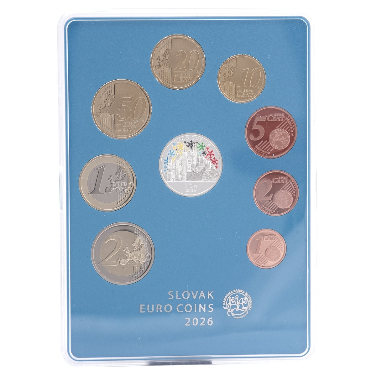 Slovaquie - Coffret Euro 2026 BE - Jeux Olympiques d'hiver de Milan et Cortina d'Ampezzo – Image 4