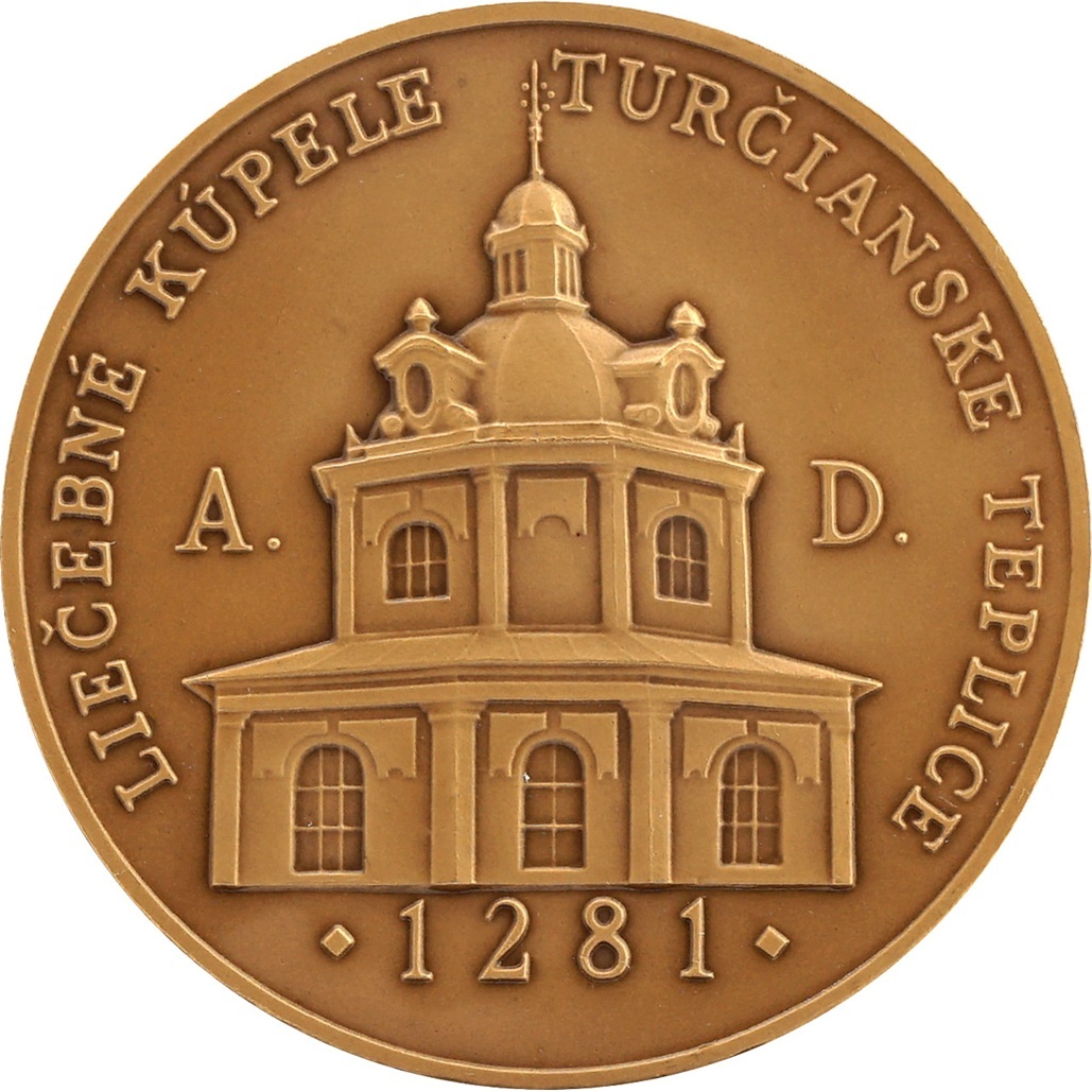 Slovaquie - Médaille MS 90 - Turčianske Teplice