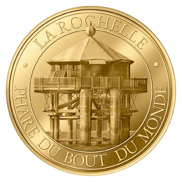 France - Médaille 2025 cuivre-nickel-aluminium - Phare du Bout du Monde, à La Rochelle