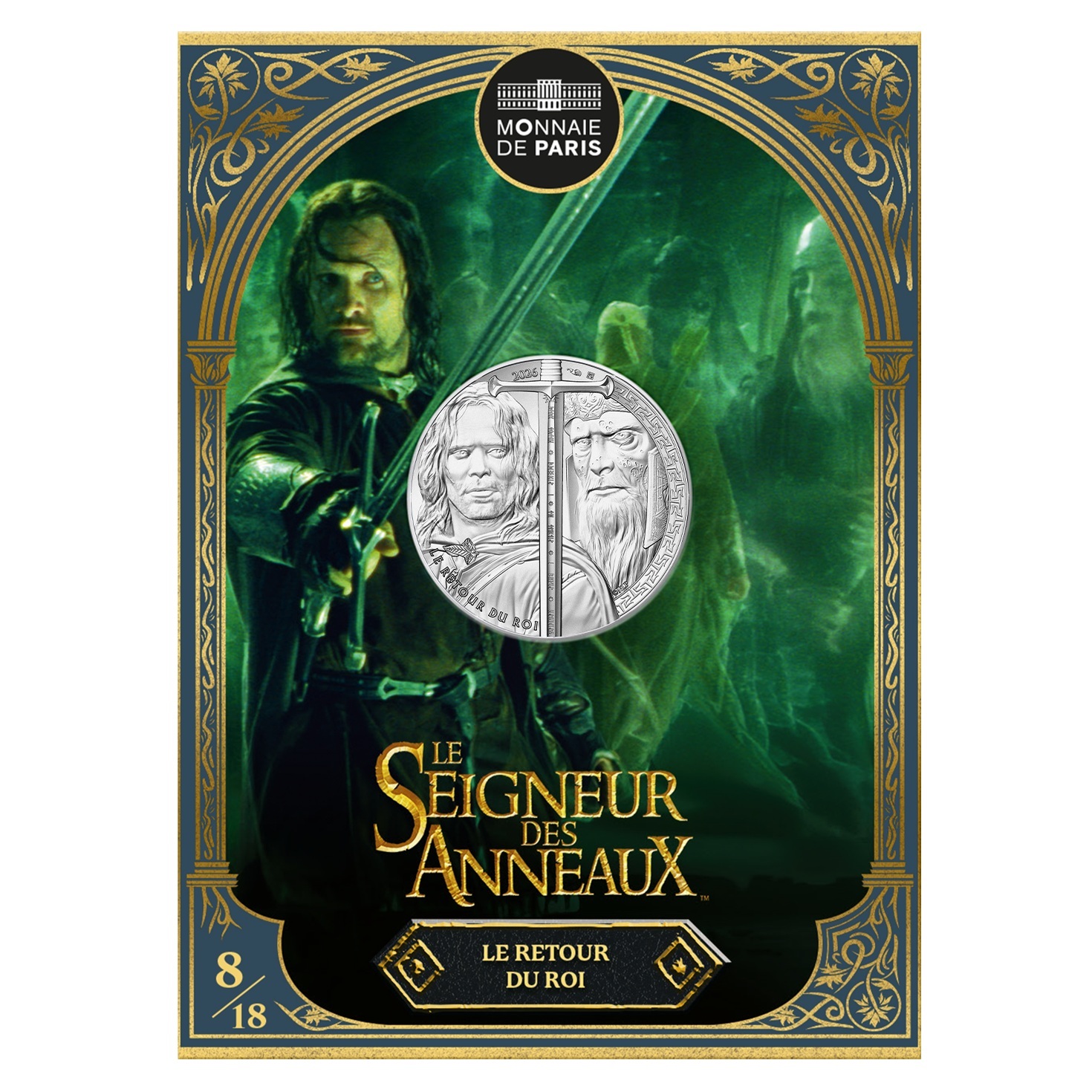 France - Pièce 10 Euro 2026 argent - Aragorn et l'armée des Morts – Image 3
