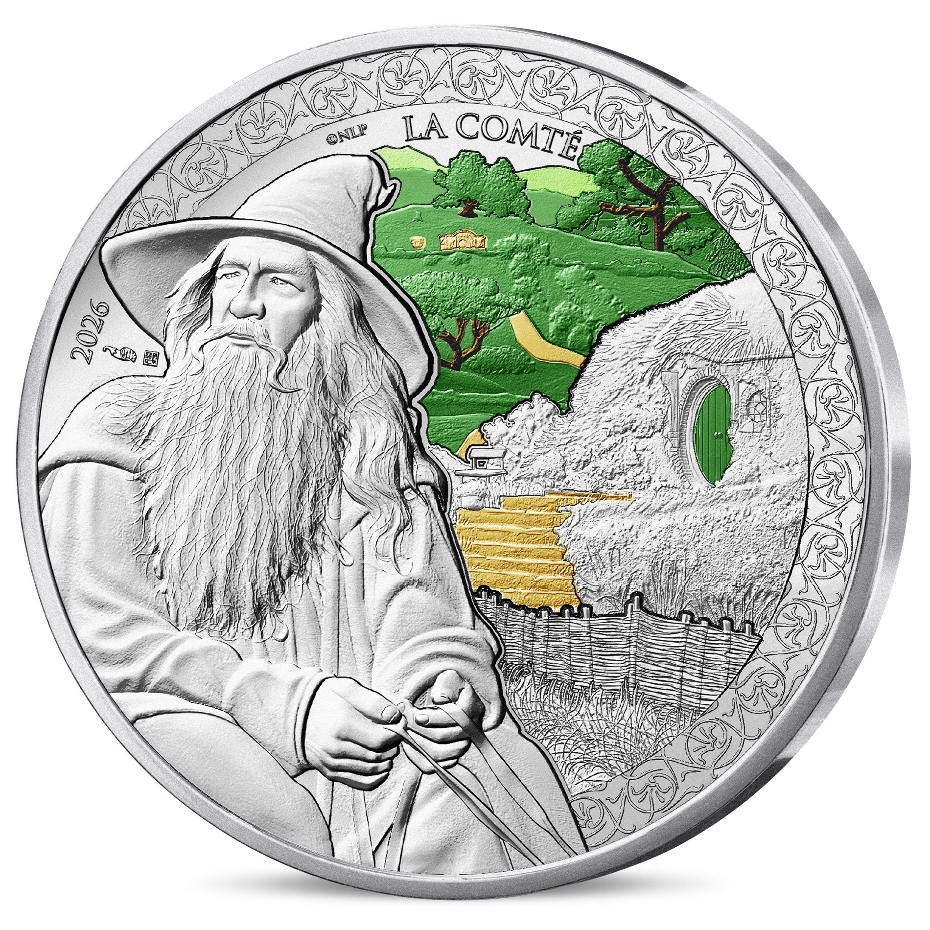France - Pièce 50 Euro 2026 argent - Gandalf et la Comté