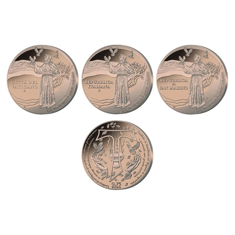 Italie, Saint-Marin et Vatican - Coffret Euro 2026 R cuivre - Cantique des créatures – Image 7
