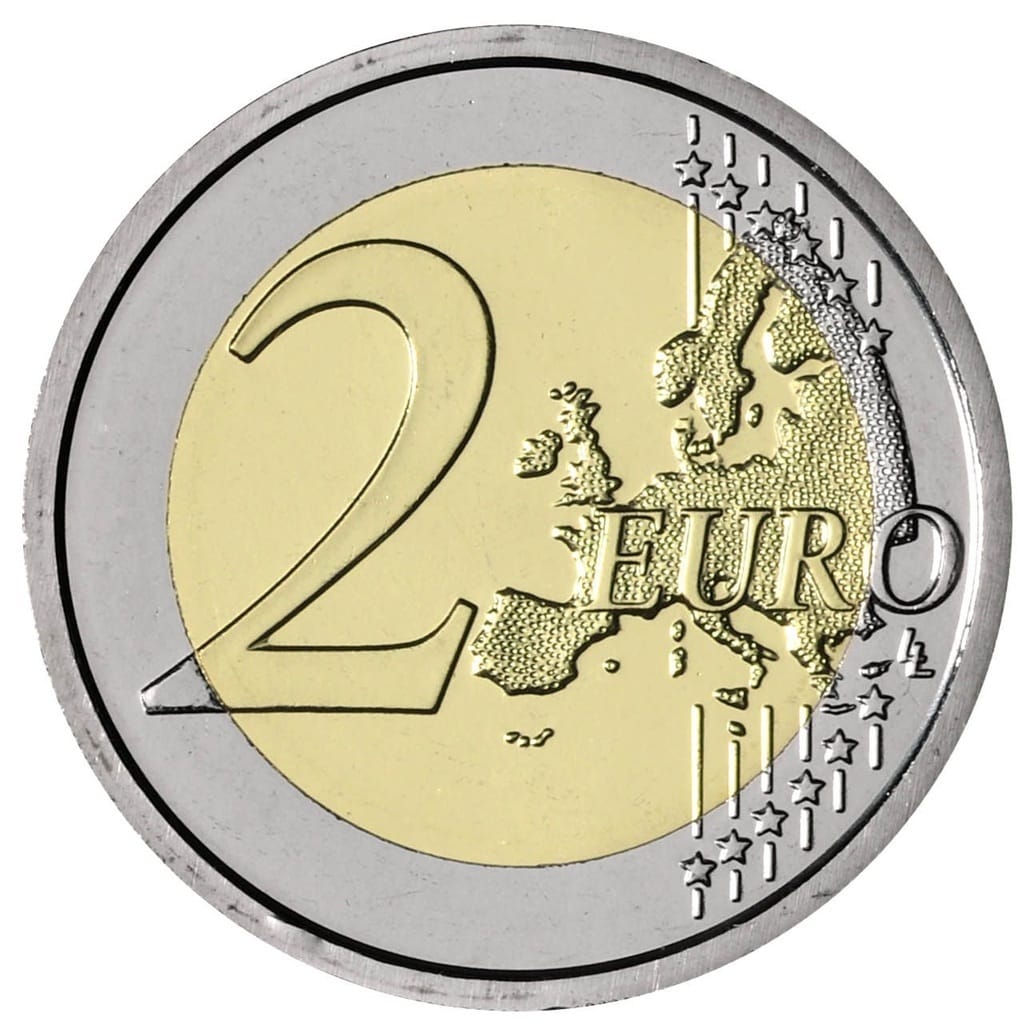 Italie - Pièce 2 Euro 2010 R cupro-nickel et nickel-laiton BU - Camillo Cavour – Image 2