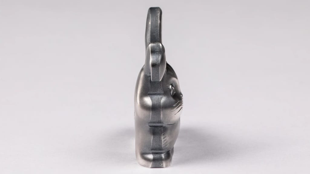 Mongolie - Pièce 1000 Tögrög 2023 1 once argent Antique - Année lunaire du Lapin – Image 8
