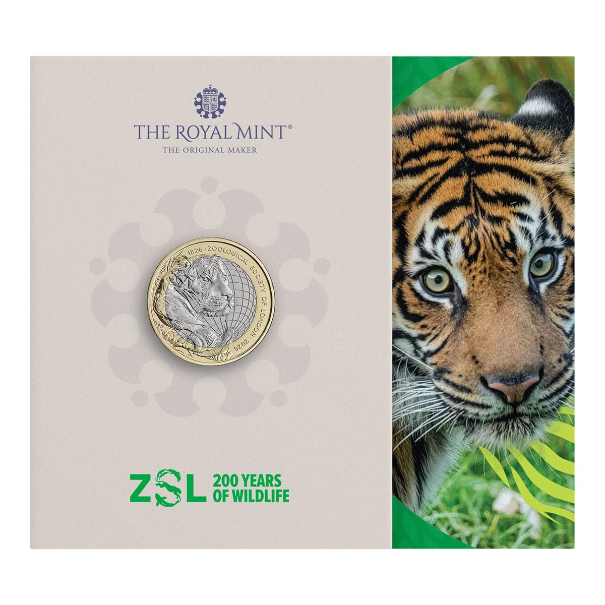 Royaume-Uni - Pièce 2 Pounds 2026 nickel-laiton et cupro-nickel BU - Société zoologique de Londres – Image 3