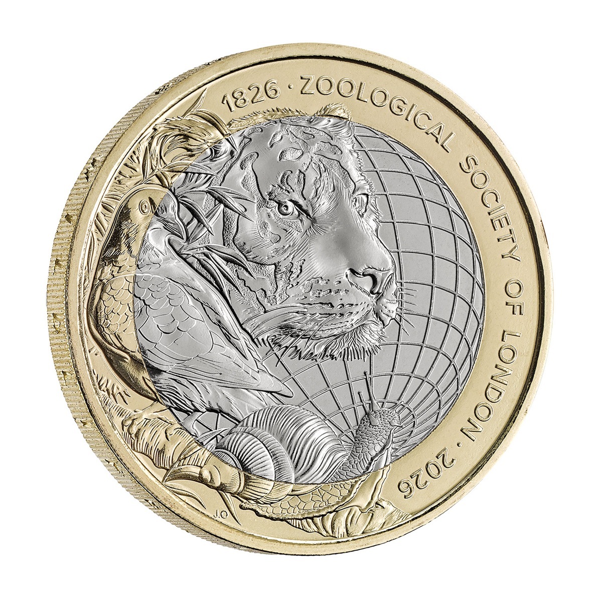 Royaume-Uni - Pièce 2 Pounds 2026 nickel-laiton et cupro-nickel BU - Société zoologique de Londres