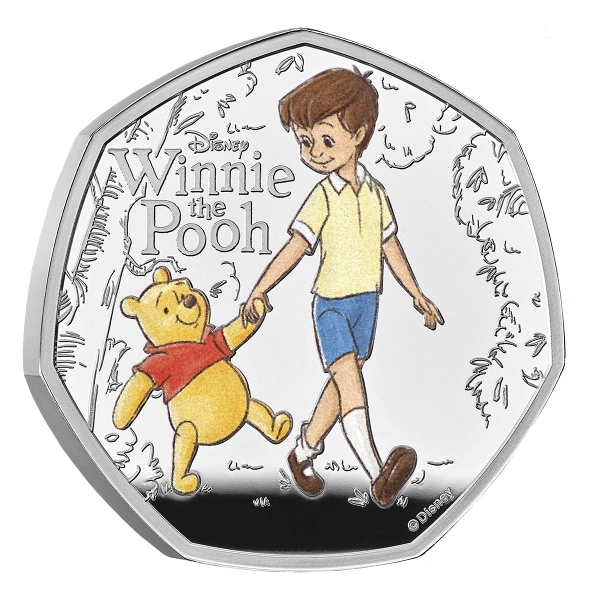 Royaume-Uni - Pièce 50 Pence 2026 argent BE - La loyauté de Winnie l'ourson