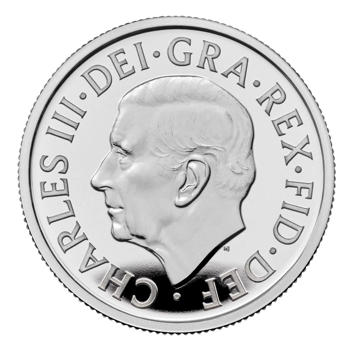 Royaume-Uni - Pièce Six Pence 2025 argent BE - Charles III / Fleurs – Image 2