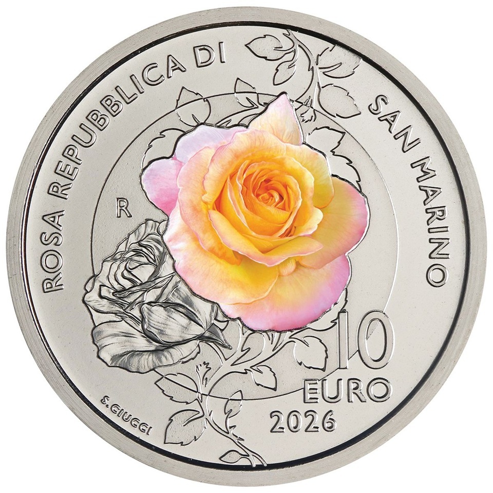 Saint-Marin - Pièce 10 Euro 2026 R cupro-nickel - Rose de Saint-Marin