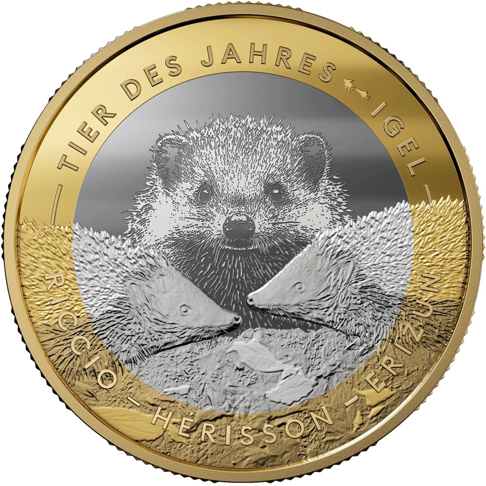 Suisse - Pièce 10 Francs 2026 B bronze-aluminium et cupro-nickel - Hérisson