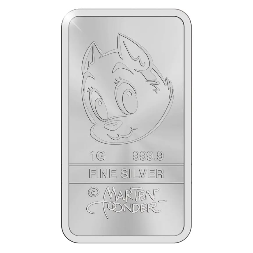 Monnaie Royale des Pays-Bas, Pays-Bas - Lingot 2026 1 gramme argent - Tom Pouce