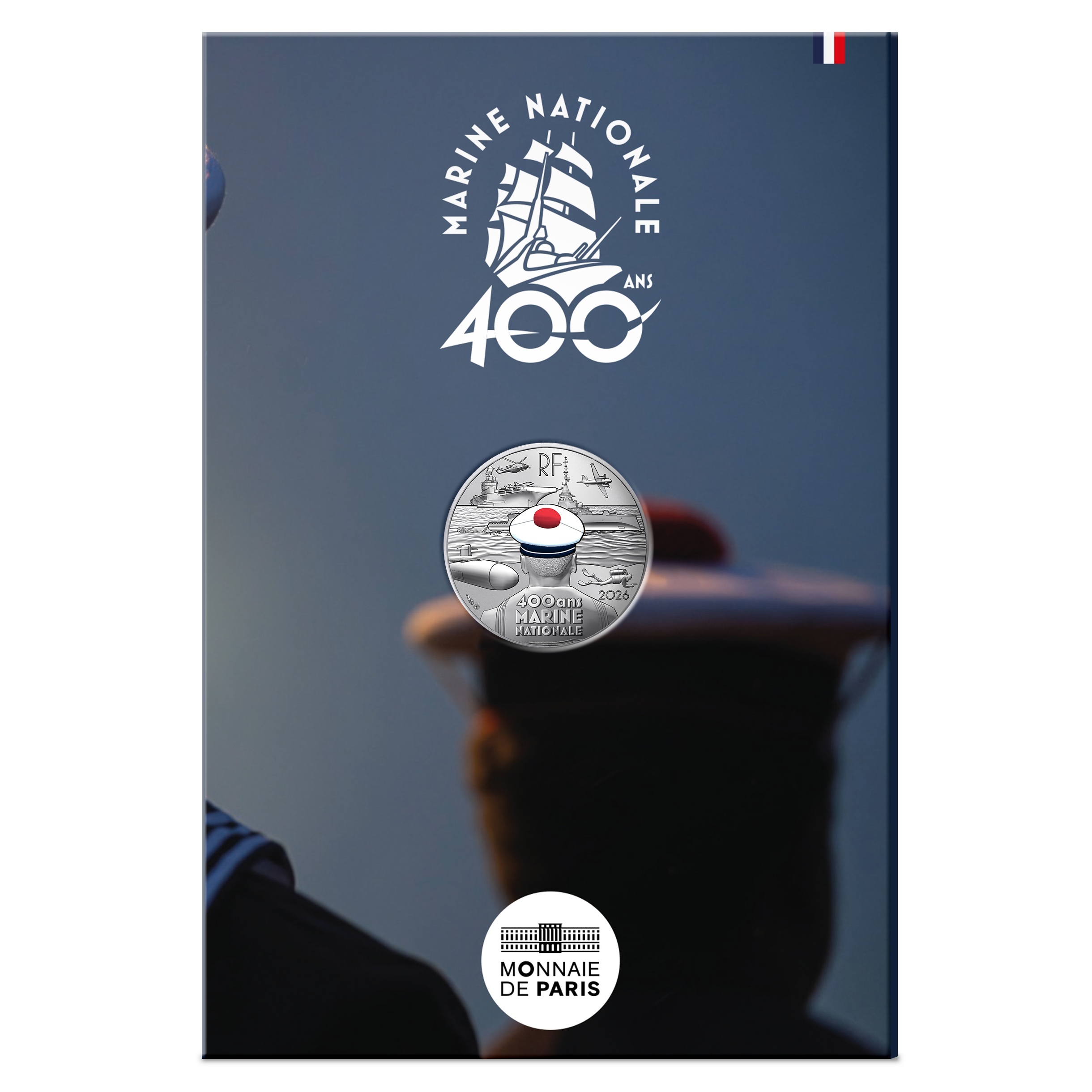 France - Pièce 10 Euro 2026 argent - Marine nationale – Image 3