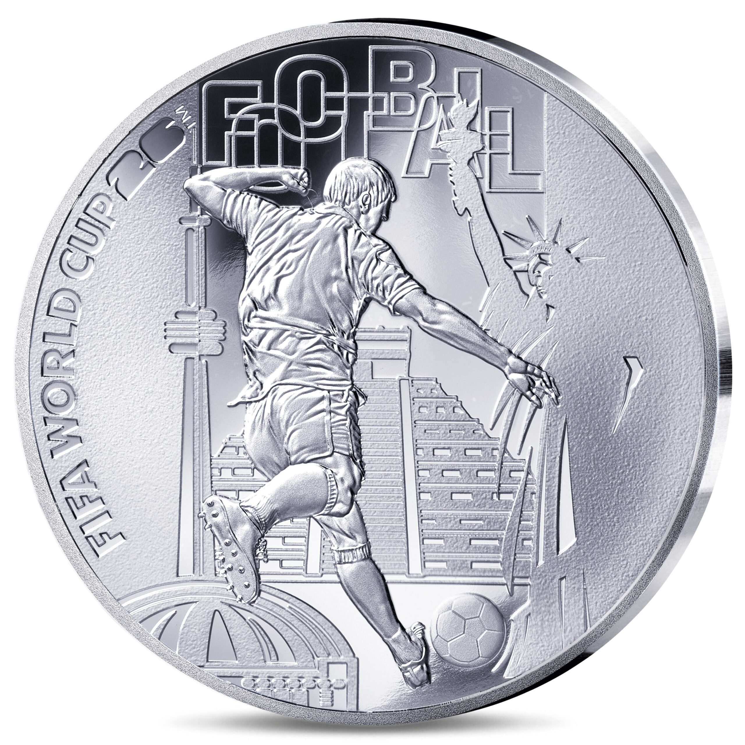 France - Pièce 10 Euro 2026 argent BE - Coupe du monde de football – Image 2