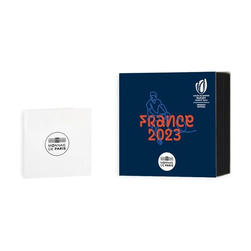 France - Pièce 2 Euro 2023 cupro-nickel et nickel-laiton BE - Coupe du monde de rugby – Image 3