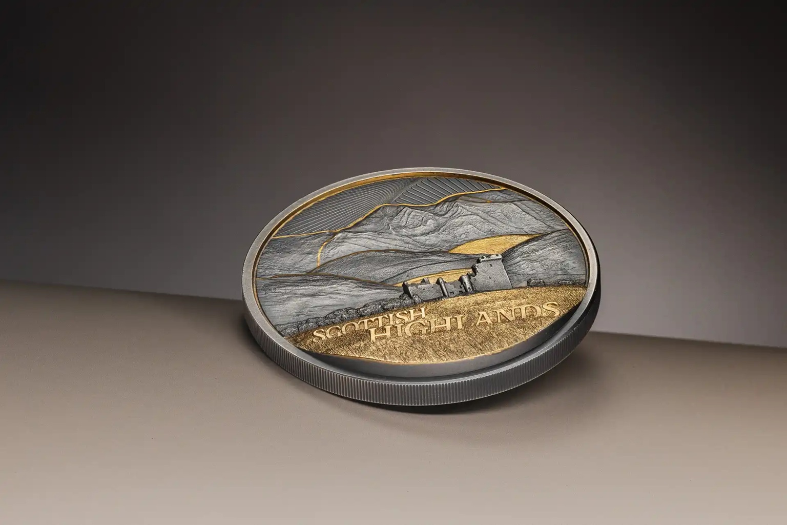Iles Cook - Pièce 10 Dollars 2026 argent Antique - Hautes terres écossaises – Image 5