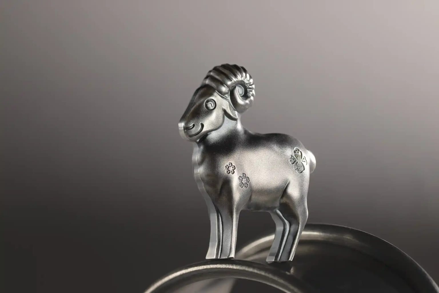 Mongolie - Pièce 1000 Tögrög 2027 1 once argent Antique - Année lunaire du Mouton – Image 7