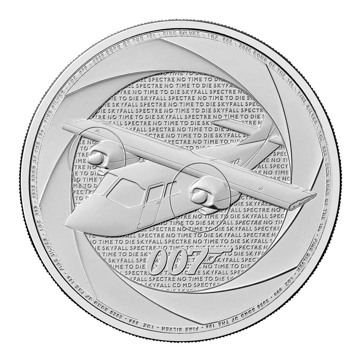Royaume-Uni - Pièce 2 Pounds 2026 1 once argent - James Bond des années 2010