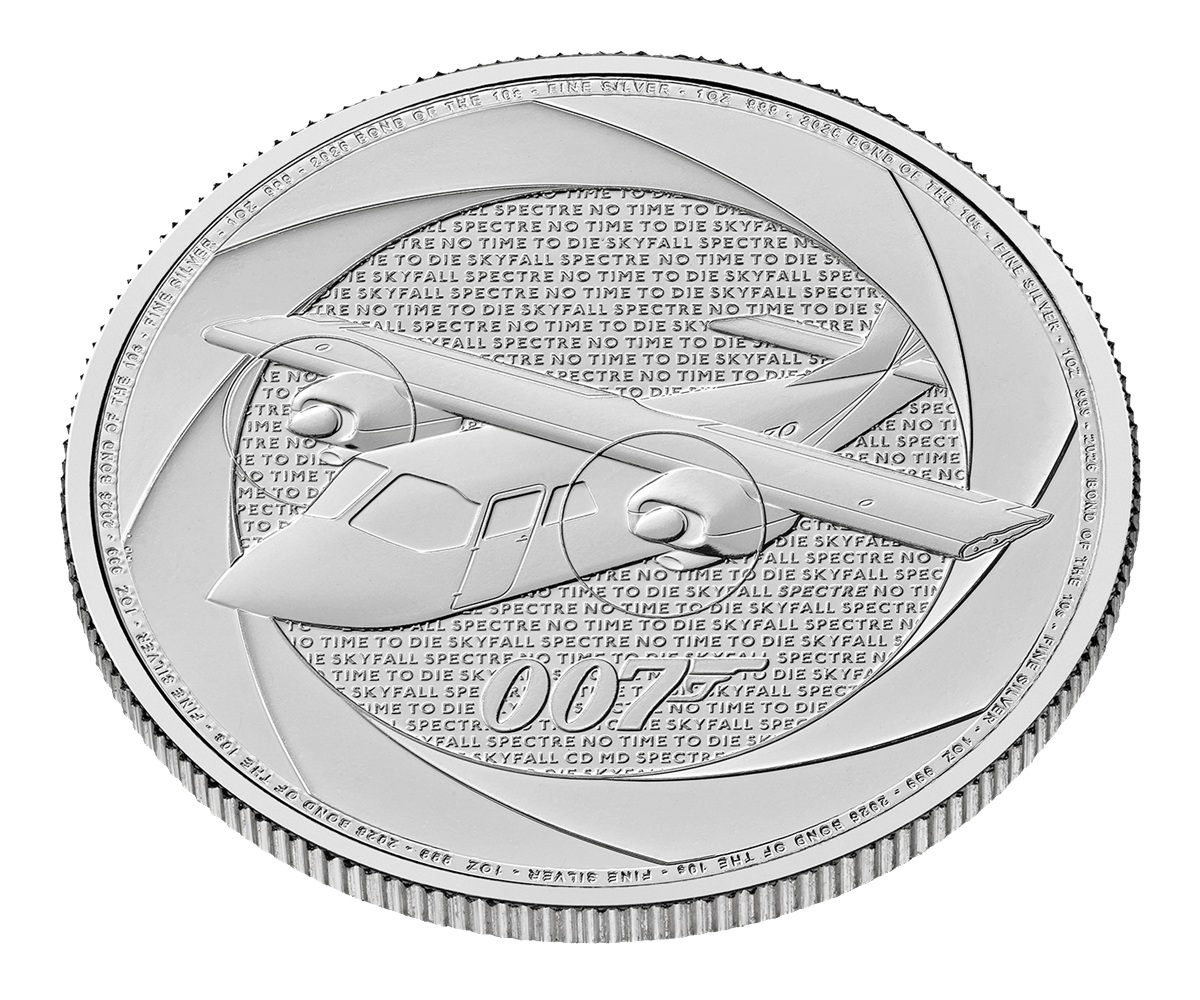 Royaume-Uni - Pièce 2 Pounds 2026 1 once argent - James Bond des années 2010 – Image 4