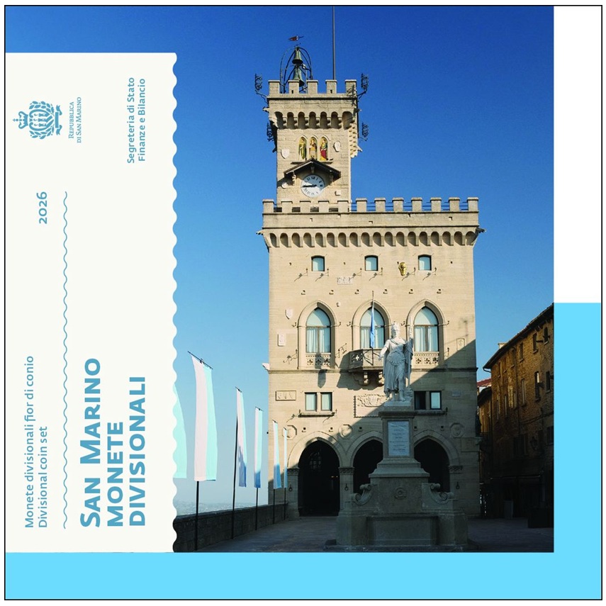 Saint-Marin - Coffret Euro 2026 R BU - Palais public