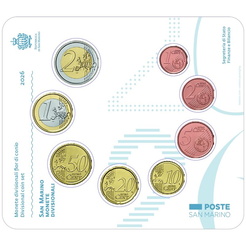 Saint-Marin - Coffret Euro 2026 R BU - Palais public – Image 3