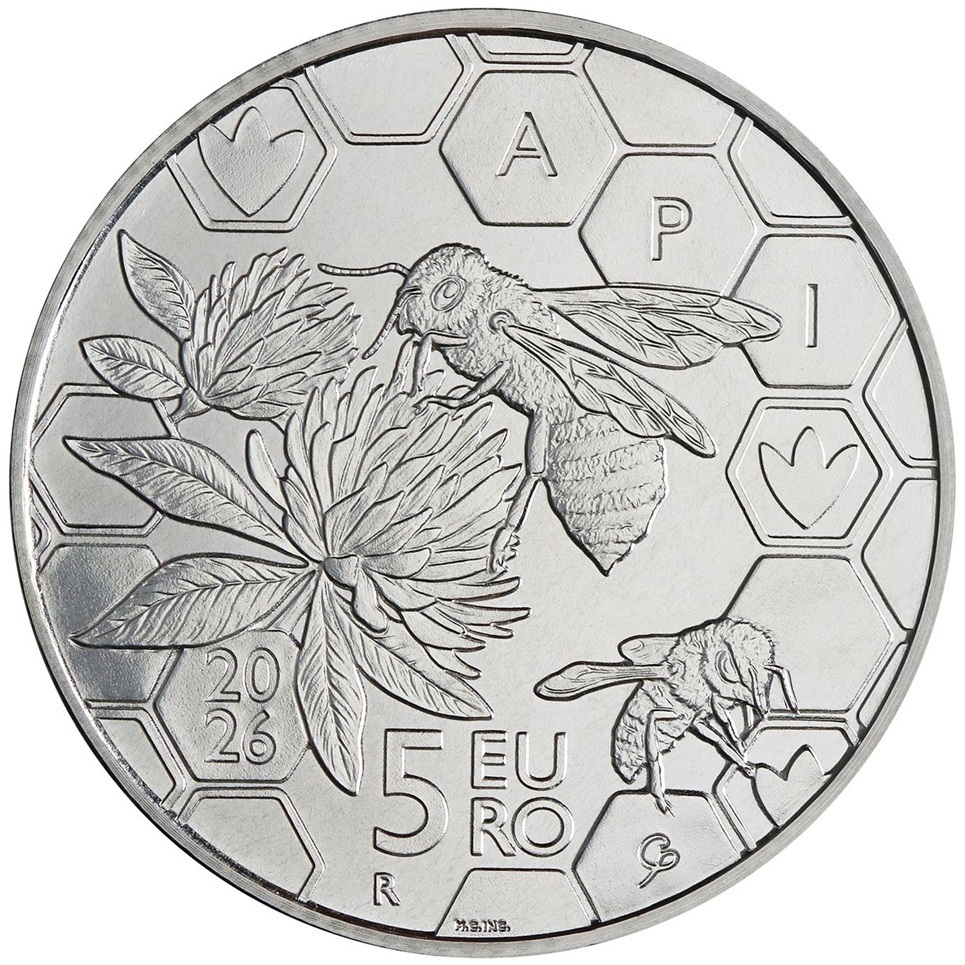 Saint-Marin - Coffret Euro 2026 R BU - Abeilles – Image 5